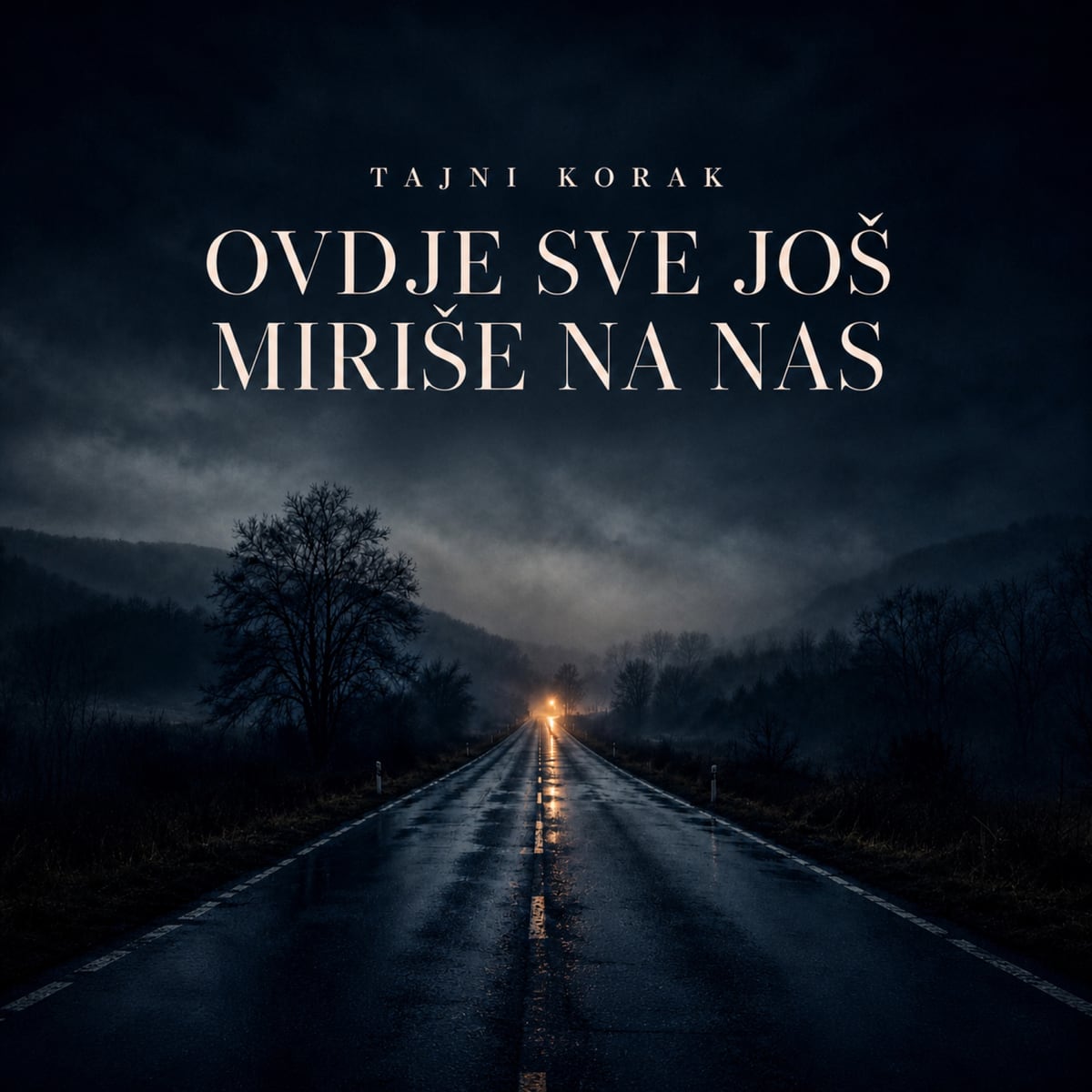 Naslovnica singla Ovdje sve još miriše na nas — Tajni Korak